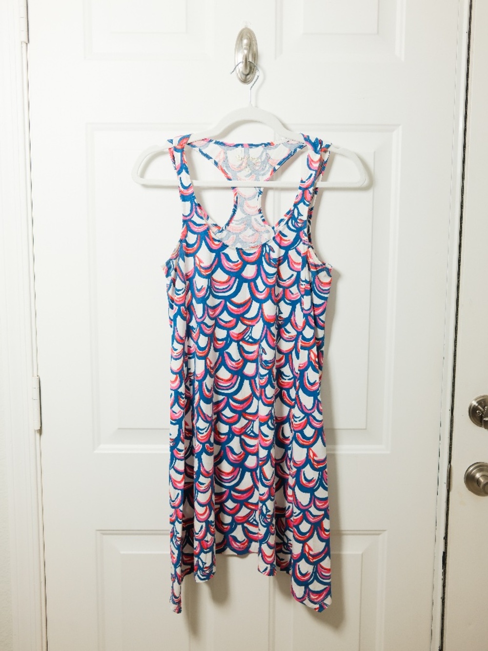 Lilly Pulitzer Monterey Dress Guilty Print Blue Pink White Size Small XXS